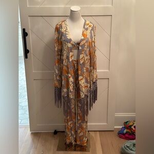 Summer of Love Purple and Orange Dress